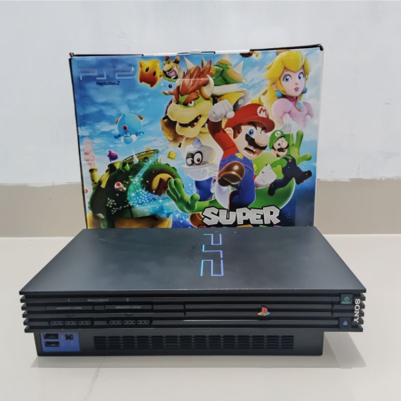 PS2 FAT USB SECOND + 2 STIK + FLASHDISK ISI GAME