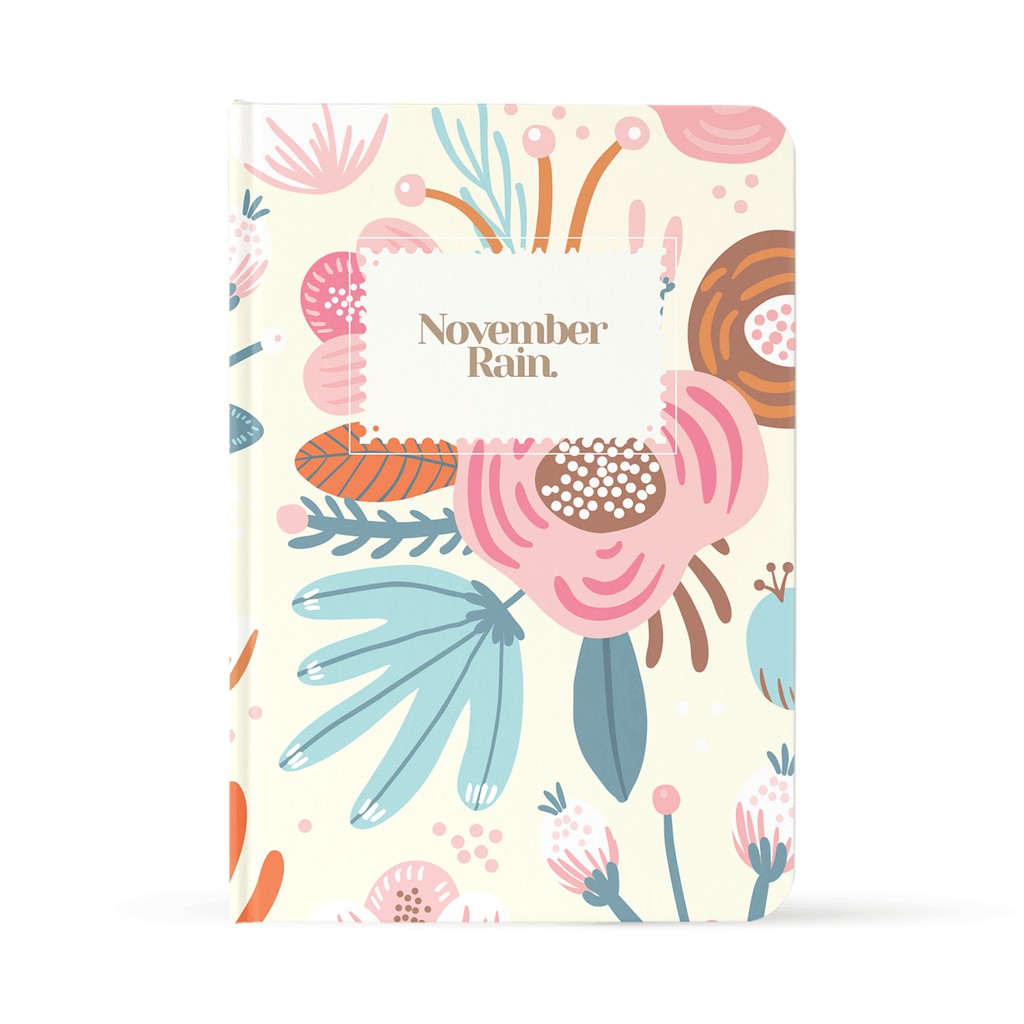 

Notebook Buku Tulis Catatan A5 A6 Hardcover by Buddybooks Flowery 22 Custom Notebook / Planner / Journal