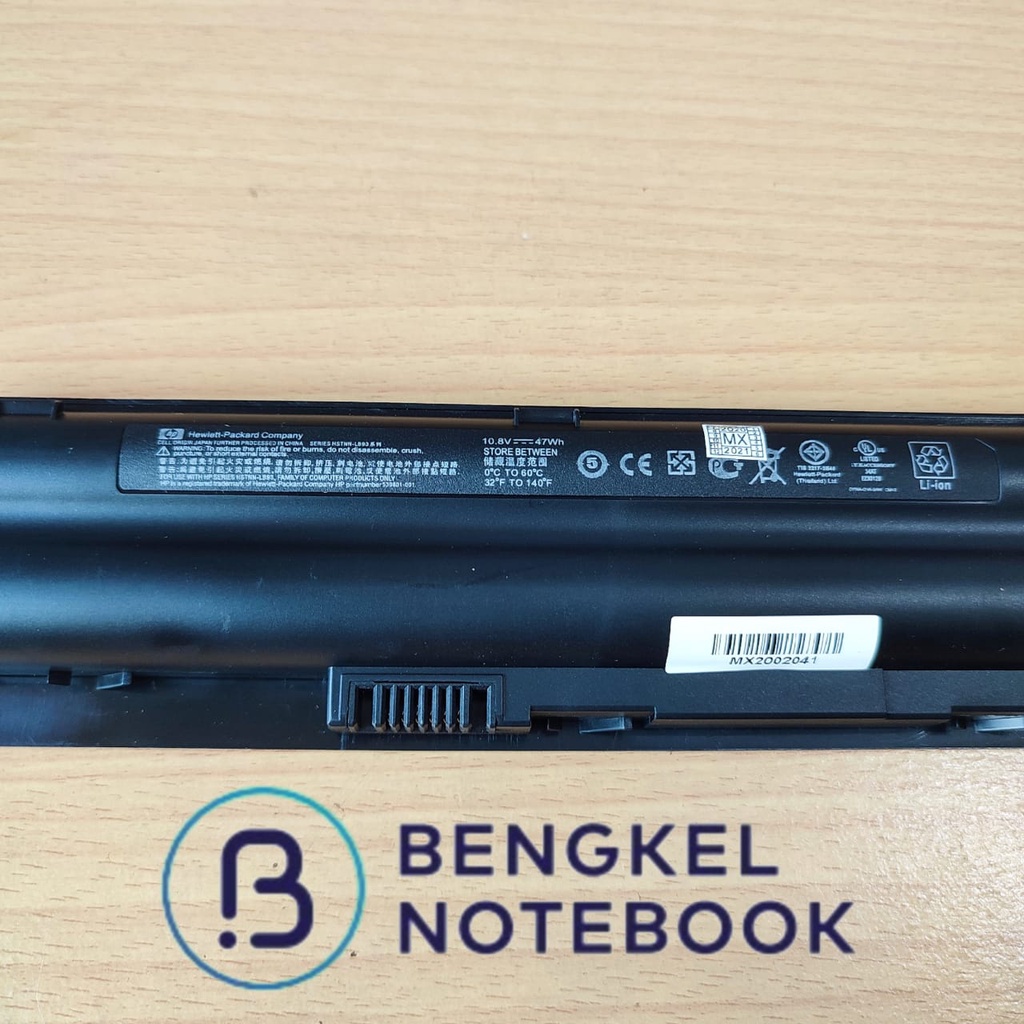 Baterai Laptop HP HSTNN-C54C 500029-141 HSTNN-OB93 HSTNN-OB94 HSTNN-LB93 30801-001 Original