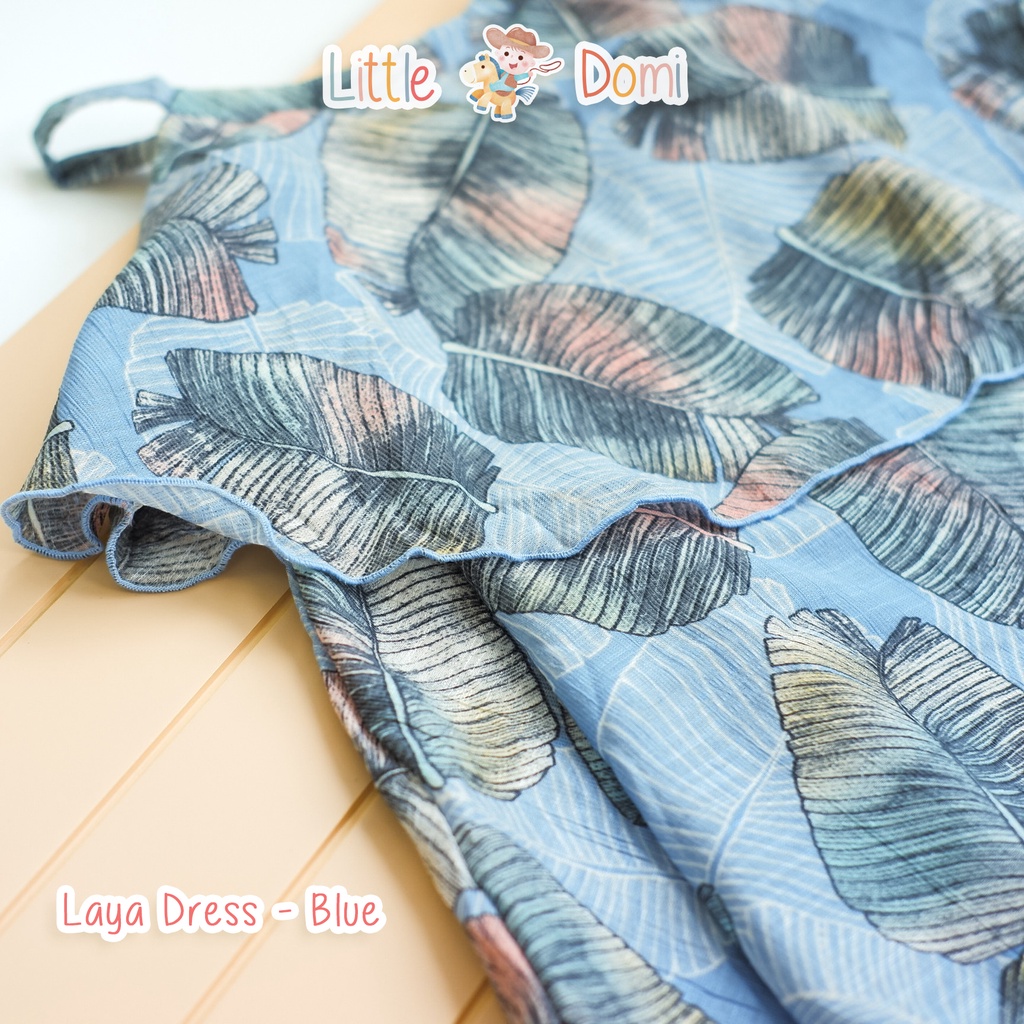 Laya Dress ( Girl ) - Gaun Anak Perempuan - Terusan Anak Perempuan - Little Domi