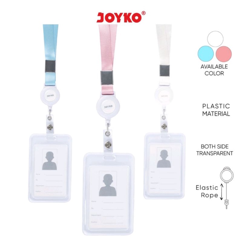 

Name Tag / Tanda Pengenal/Gantungan Kartu Nama Joyko NT-78~80