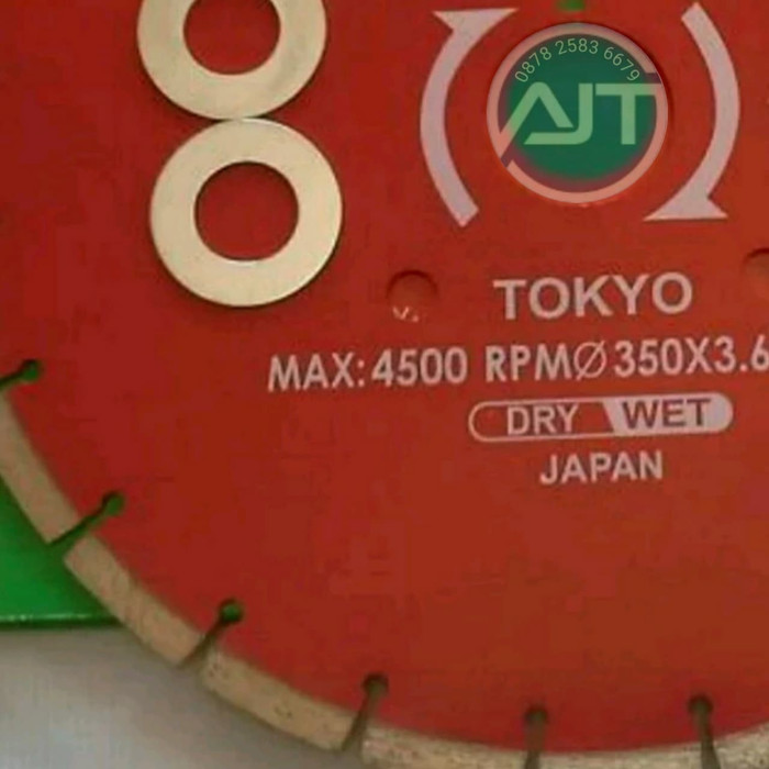 MATA GERINDA POTONG BETON 14 INCH TOKYO GURINDA POTONG ASPAL BATU Mata pisau potong beton