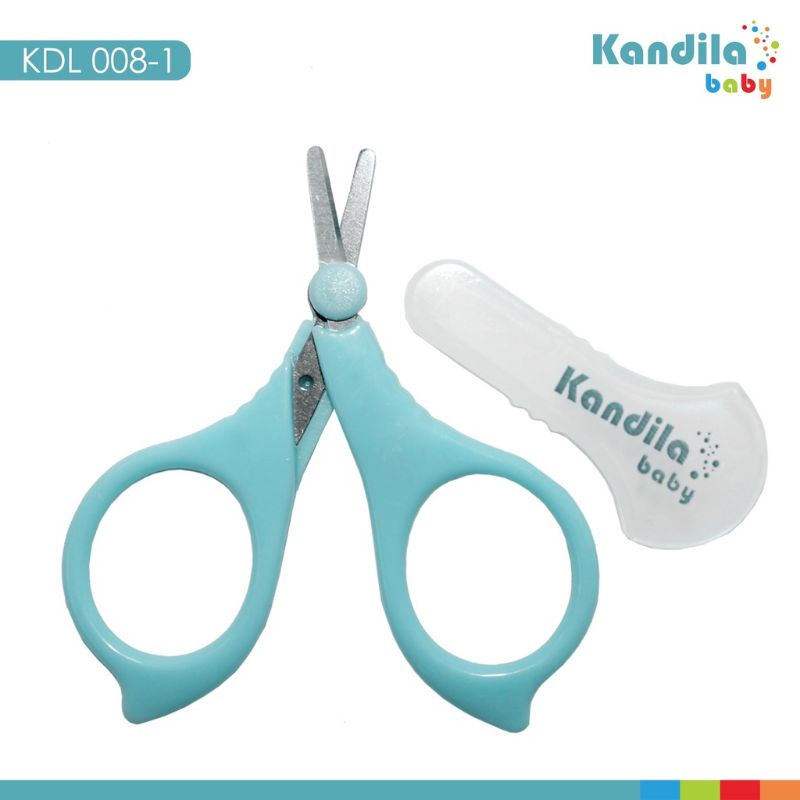 Kandila Baby Scissors For Nail With Cover KDL008-1 - Gunting Kuku Bayi Dengan Penutup