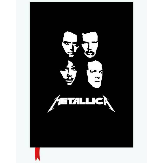 

Buku tulis agenda keren - Book of Rock - Metallica