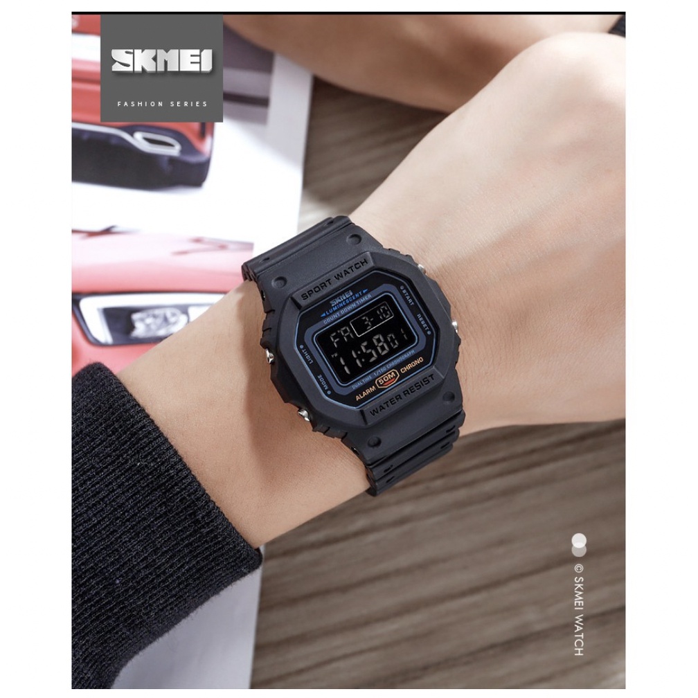 Jam Tangan Digital Pria Wanita SKMEI 1628 SKMEI Original Tahan Air 30 Meter Baterai 2 Tahun