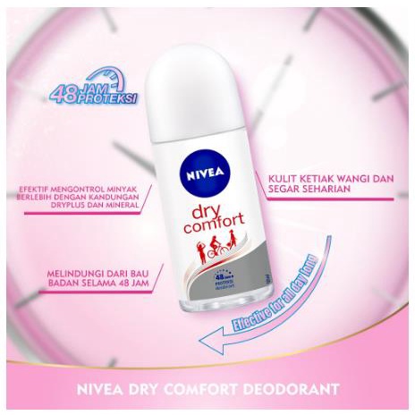 ^ KYRA ^ Nivea Deodorant Proteksi 48 Jam Pearl and Beauty Extra Whitening Anti Bau Badan