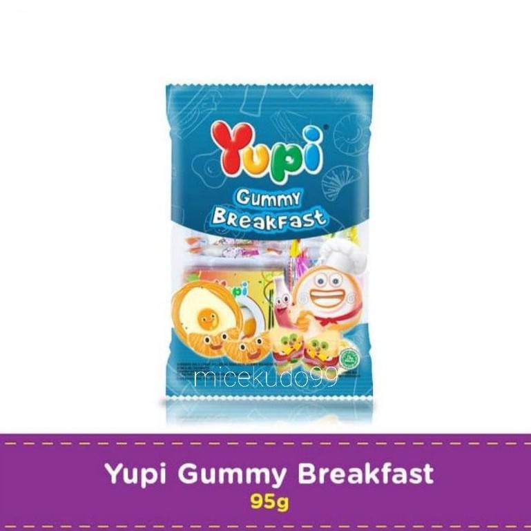 

PERMEN YUPI GUMMY BREAKFAST / CHEWY CANDY CANDIES