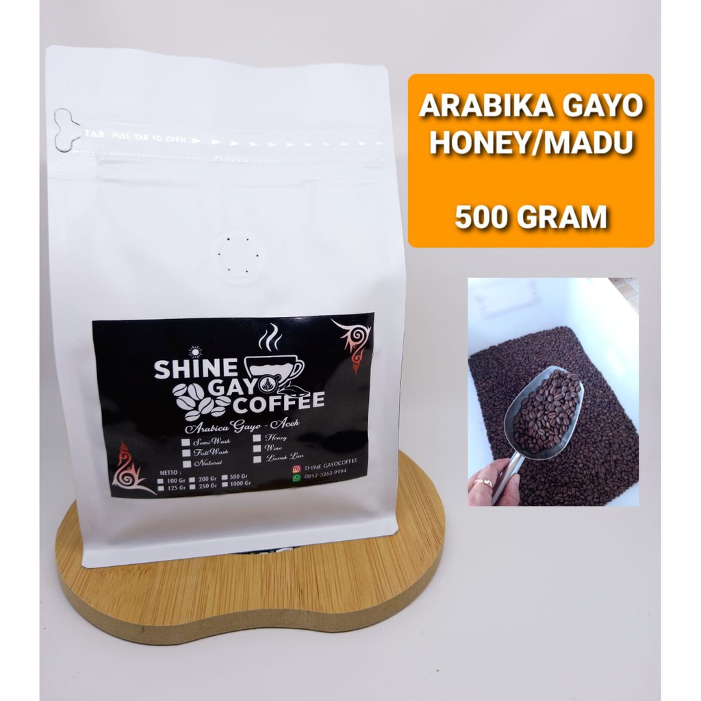 

Kopi Gayo Aceh Honey / Madu 500 Gram