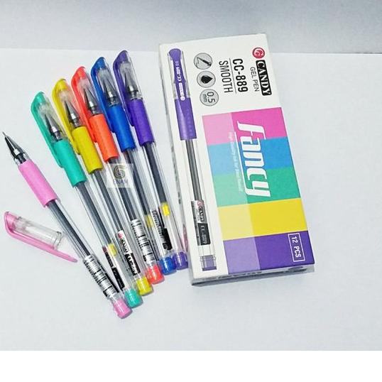 

Grosir❄️ 1 Lusin/ 12 Pcs Bolpen/ Pulpen/ Pena Candy CC 889 Smooth |Promo!!!|launching|New!