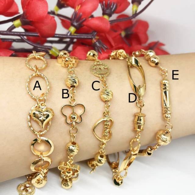 Gelang Xuping Rantai Tebal Besar Lapis Emas Gold Imitasi - AA109