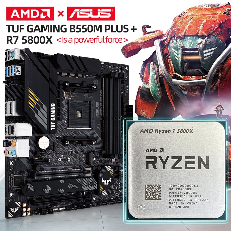 Jual PREORDER AMD New Ryzen 7 5800X R7 5800X CPU + ASUS TUF GAMING