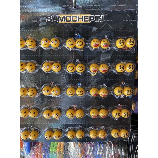 tutup pentil ban sepeda/motor/mobil motif(harga perpapan/isi 25set)