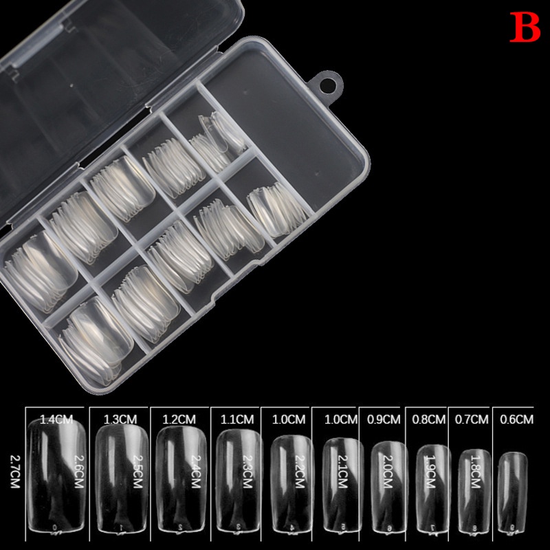 [FULL] 100Pcs Nail Forms Full Cover Gel Mold Tips Nail Extension Diy Nails Accessories