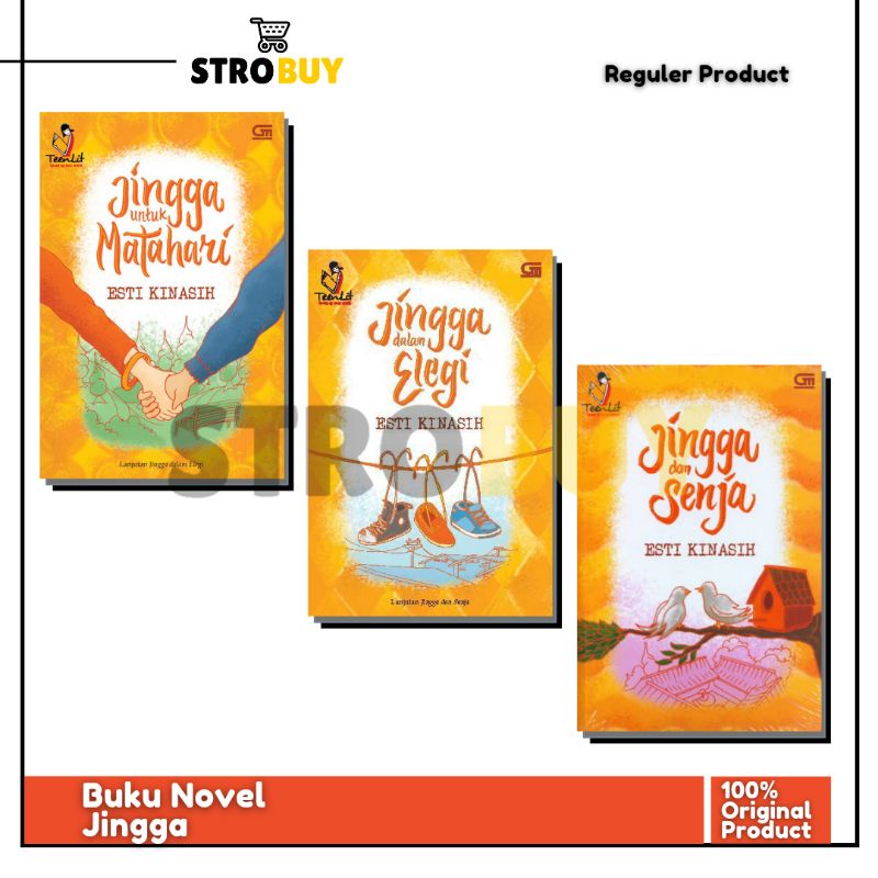 Novel Jingga (Jingga untuk Matahari, Jingga dalam Elegi, Jingga dan Senja)