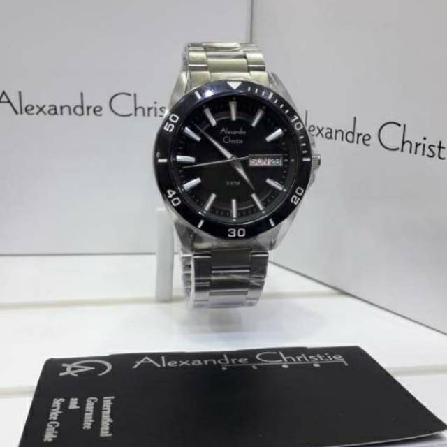 Jam tangan pria Alexandre christie 6512 original