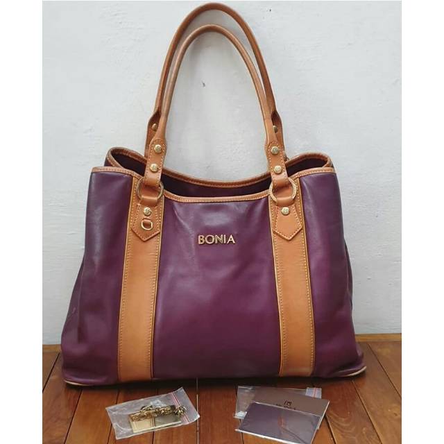 BONIA LEATHER TOTE ORIGINAL