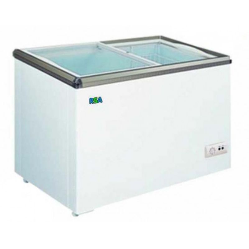 RSA CHEST FREEZER RSA XS320/ XS 320 / XS-320 FREEZER BOX SLIDING KACA