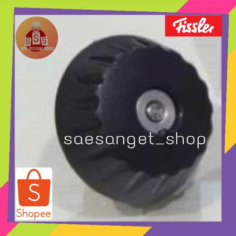 tombol komplit FISSLER original (plastik hitam dan isi tombol ) FISSLER TYPE LAMA