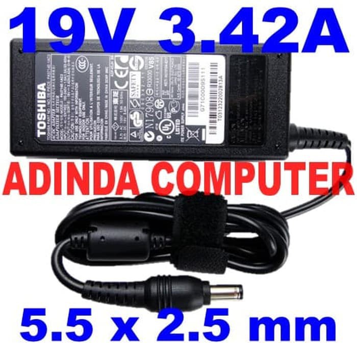 Adaptor Charger Toshiba L600 L630 L635 L640 L645 L650 L655 L675 fs