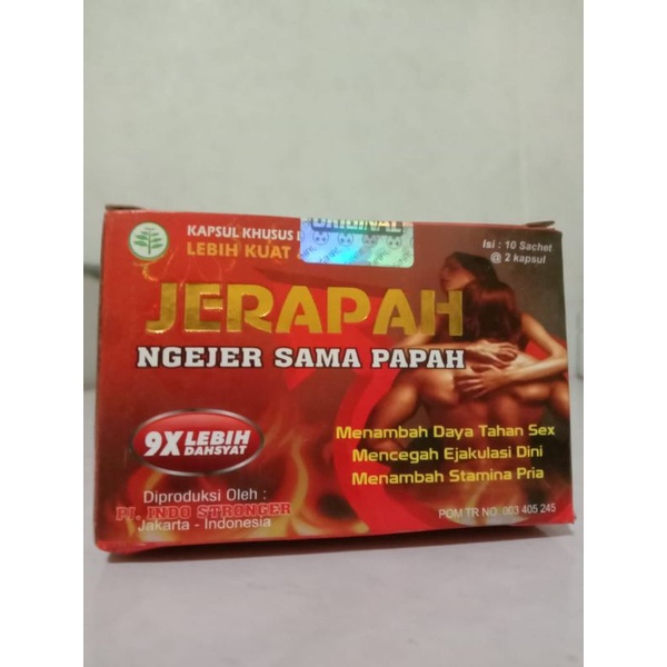 

JERAPAH jamu kapsul stamina