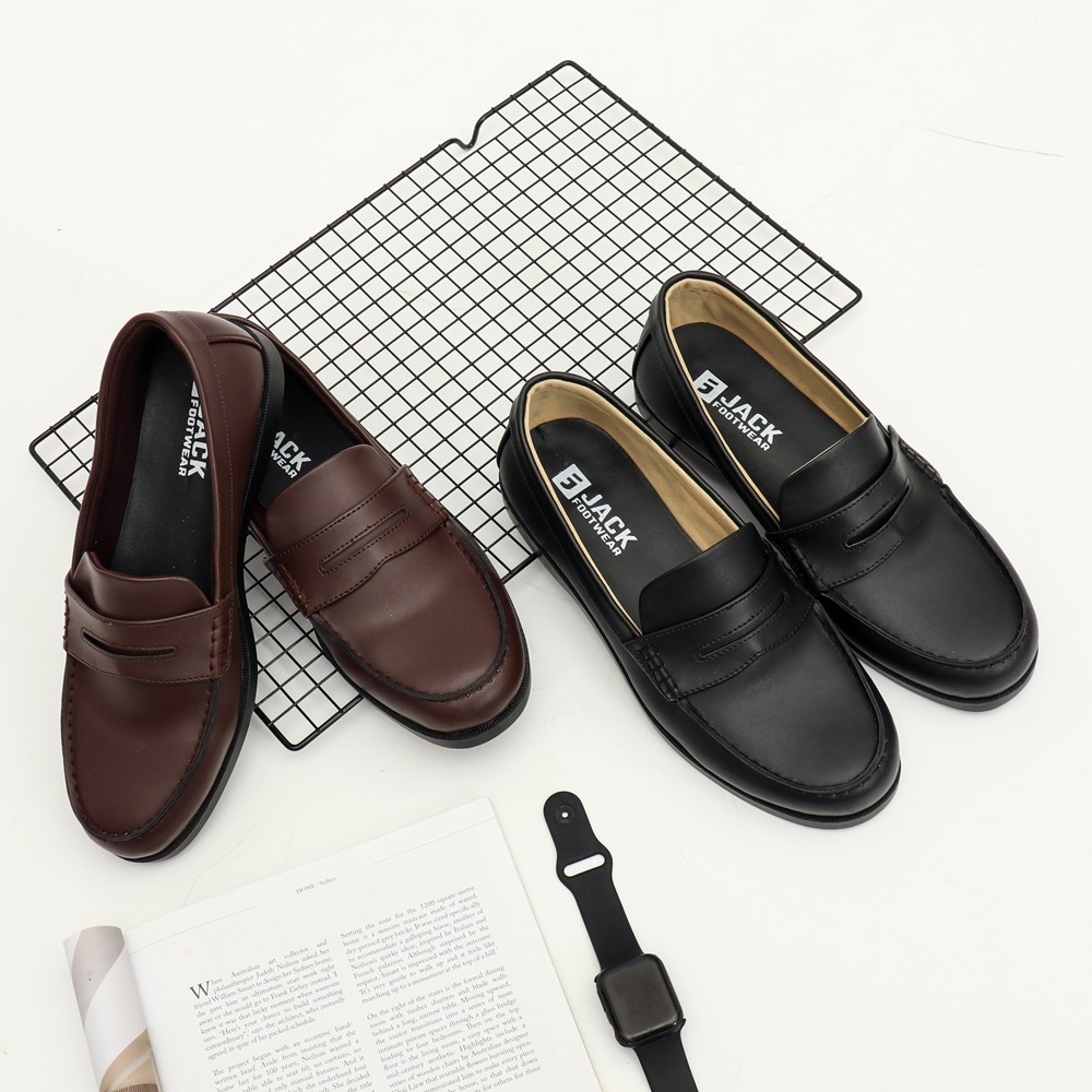 PANTOFEL BROWN ORIGINAL x JACK Sepatu Formal Coklat Tanpa Tali Pria Slop Kerja Kantor Dinas Resmi Guru Slip On Kantoran Pesta Pernikahan Kondangan Nikah Undangan Wedding Selop Kuliah Modern Casual Oxford Semi Kulit Premium Footwear Keren Terbaru Kekinian