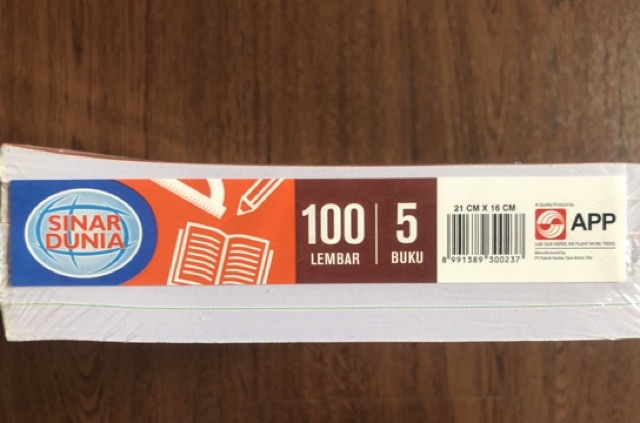 Buku Tulis SIDU 100 lembar harga per pack isi 5 buku-3
