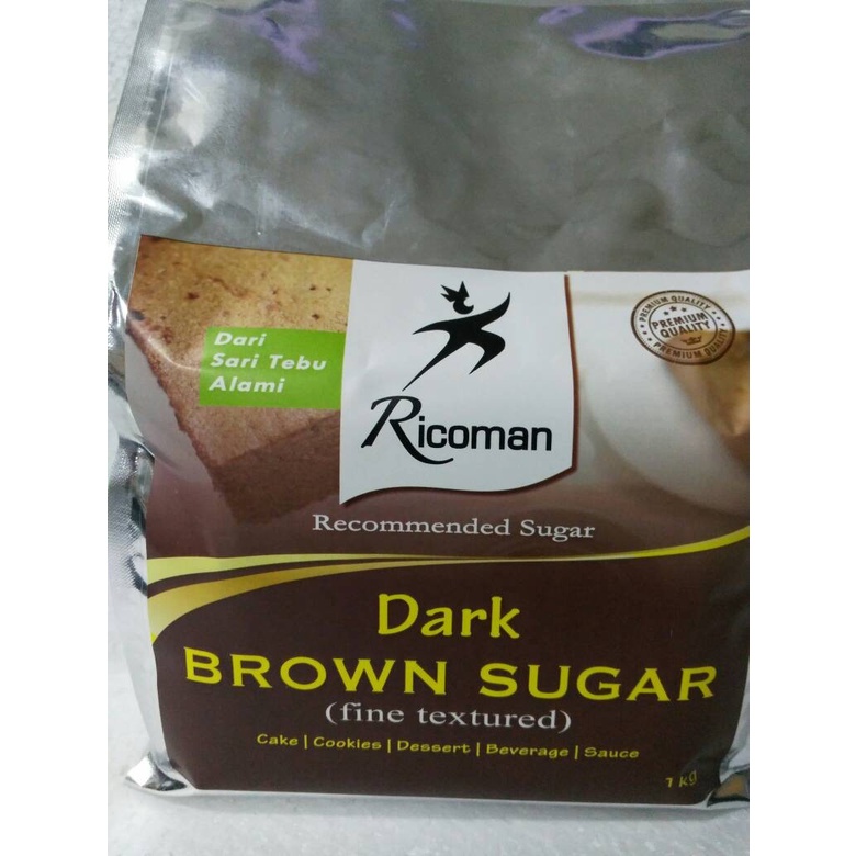

Ricoman Dark Brown Sugar 1kg