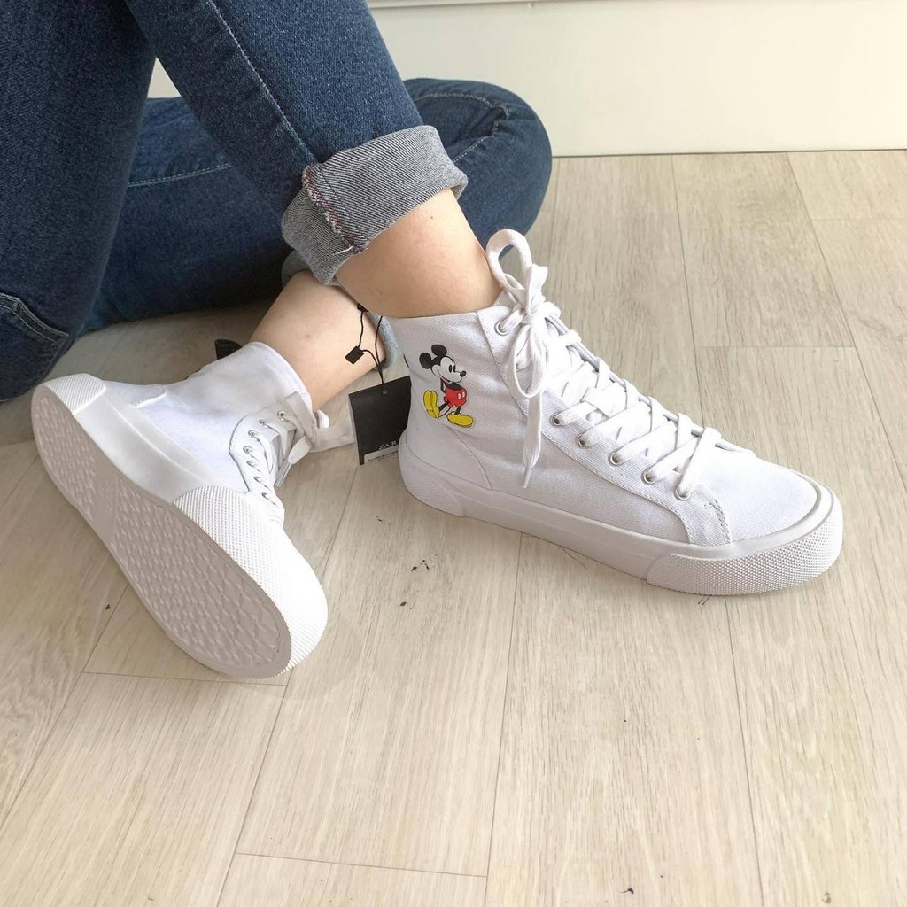 ZARA MICKEY MOUSE © DISNEY HIGH-TOP SNEAKERS TRF 01246