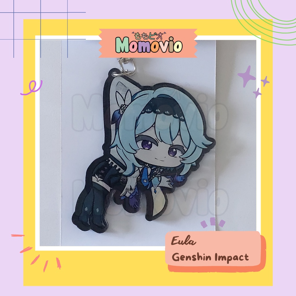 Gantungan Kunci Akrilik Eula Genshin Impact Acrylic Keychain