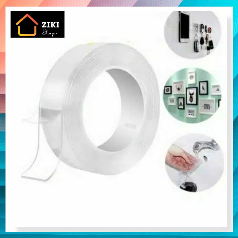 

ZIKI SHOP Isolasi Bolak Balik Super Kuat 2mm/ Double Tape Nano/ Lem Super Kuat