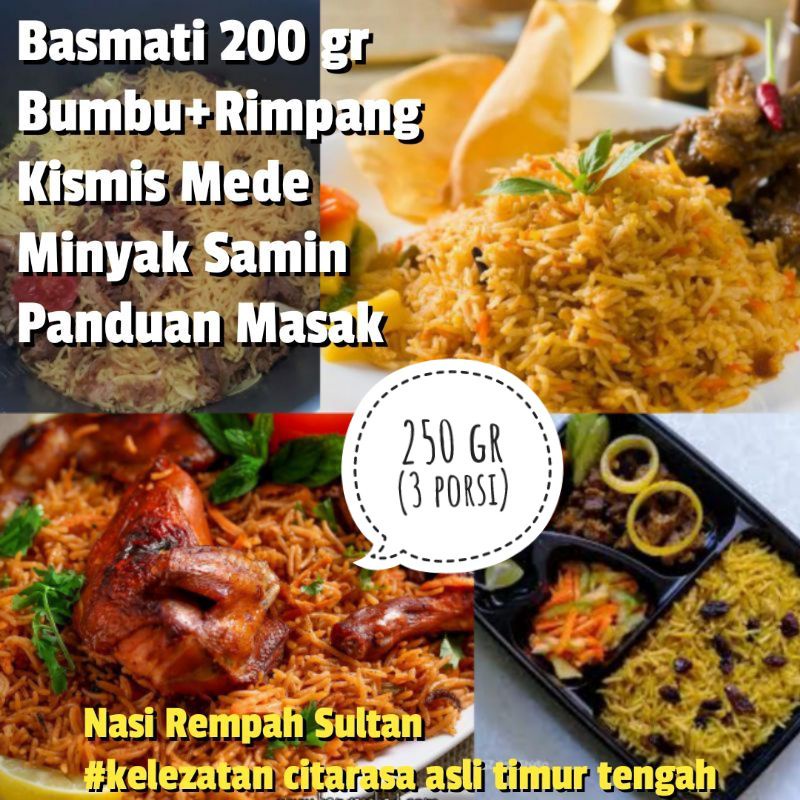 Nasi Rempah Sultan Biryani Mandhi Kebuli Bukhori Kabsah