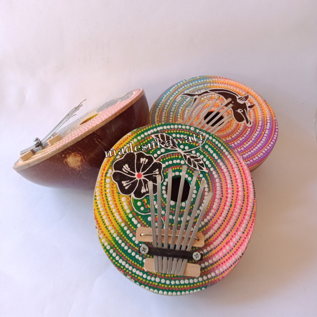 Alat musik Kalimba karimba diameter 15cm