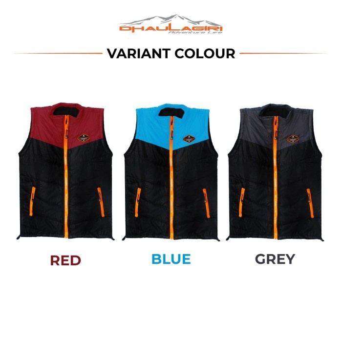 Rompi Outdoor Dhaulagiri DH Puffer Vast Windbreaker Camping Hangat