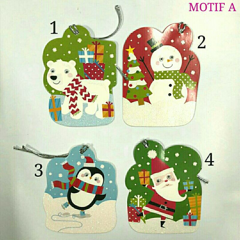 

Christmas Tag - Label Aksesoris Dekorasi Xmas / Natal Full Print