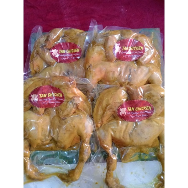 Ayam Ungkep Bekakak bumbu kuning