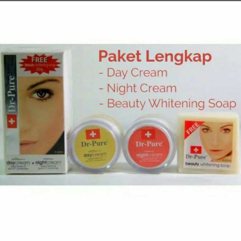 CREAM DR PURE SET BPOM ORIGINAL // DR PURE SET ORIGINAL//DR-PURE