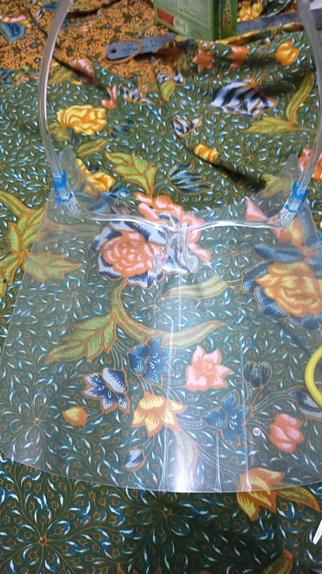 Face Shield Pelindung Wajah, Bahan Mika Import