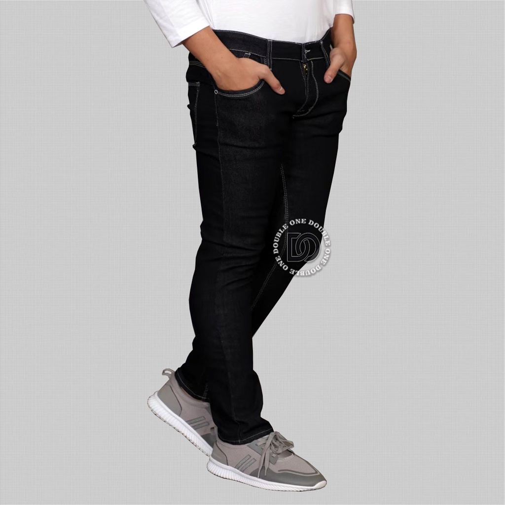 CELANA JEANS PRIA SKNNY - CELANA JEANS DENIM MERAL - CELANA JEANS COWOK - JEANS PRIA ORIGINAL FIFTEEN DENIM