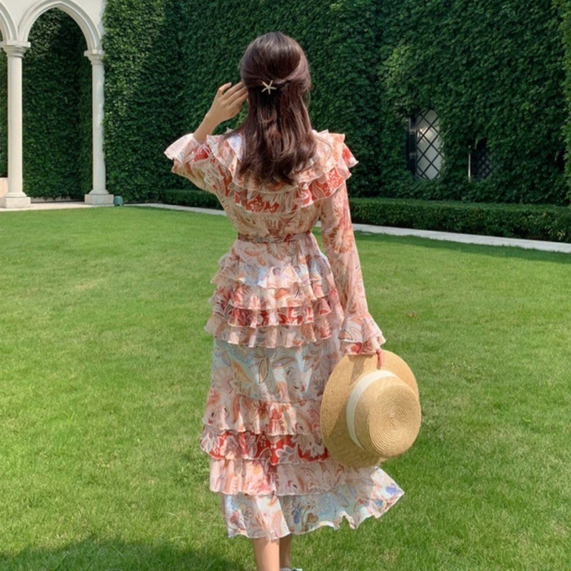 Promo   TM 63320 Maxi Dress FLORAL TIER import