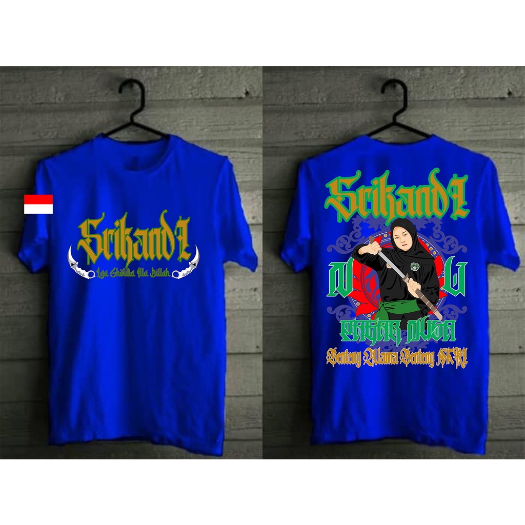 Kaos Srikandi Pagar Nusa NU Benteng NKRI-Biru