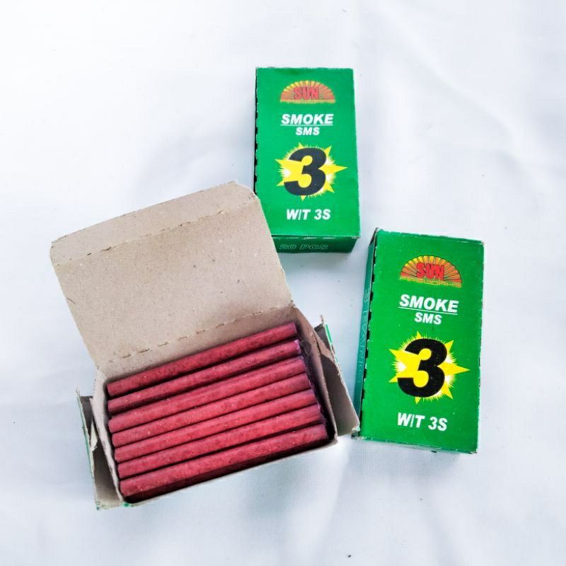 mainan kembang api smoke 3 tor / mainan anak murah