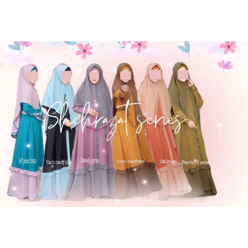 TERBARU Shehrazat series | By Lianahans Gamis syar'i ORI gamis polos