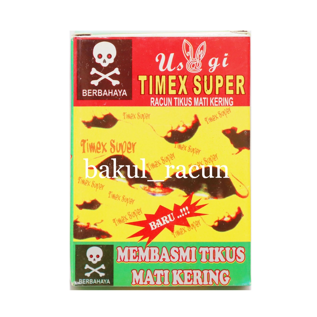 RACUN TIKUS PEMBASMI MATI KERING TIMEX SUPER