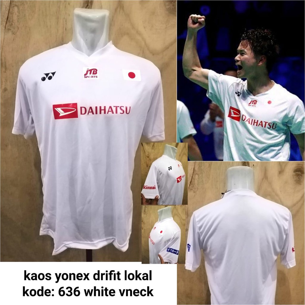 Kaos badminton yonex 636 baju badminton yonex jepang endo yuta lokal  Limited