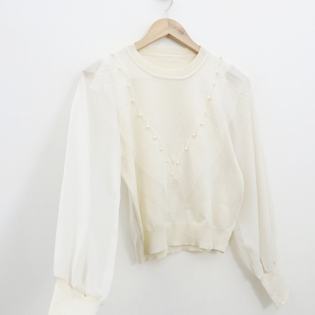 Guva knit top blouse - Thejanclothes