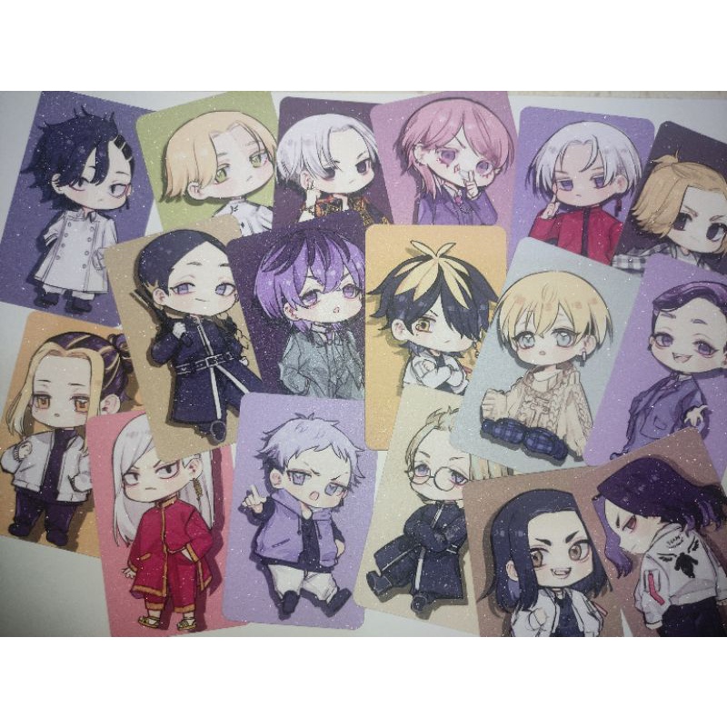 TOKYO REVENGERS PHOTOCARD GLITTER FANMERCH / TOKYO REVENGER PHOTOCARD