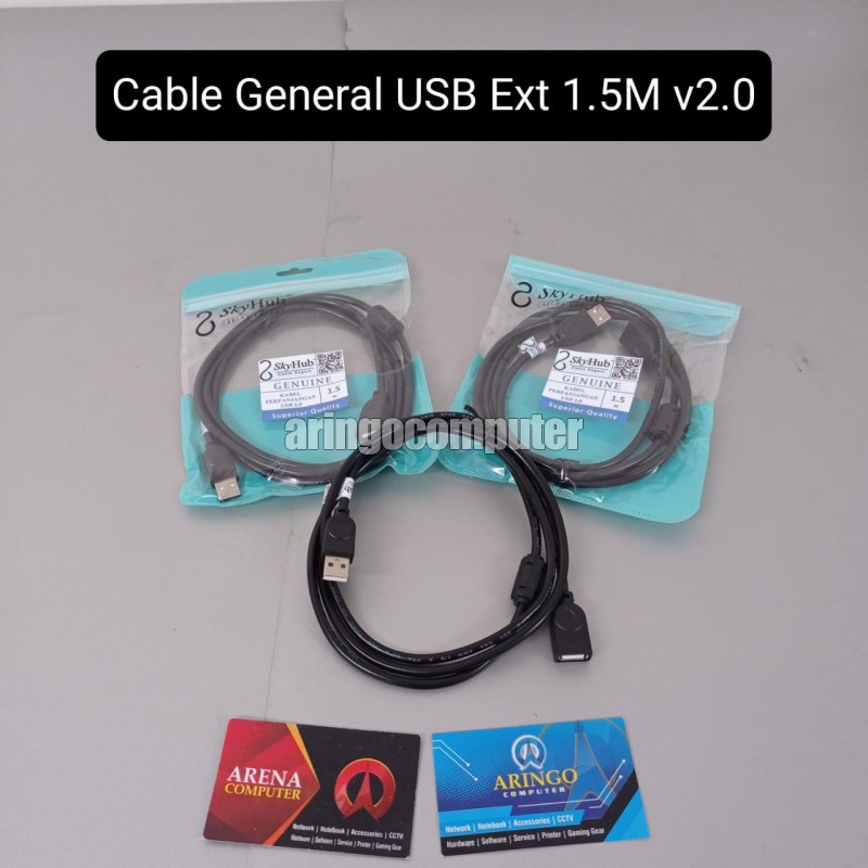 Cable General USB Ext 1.5M v2.0