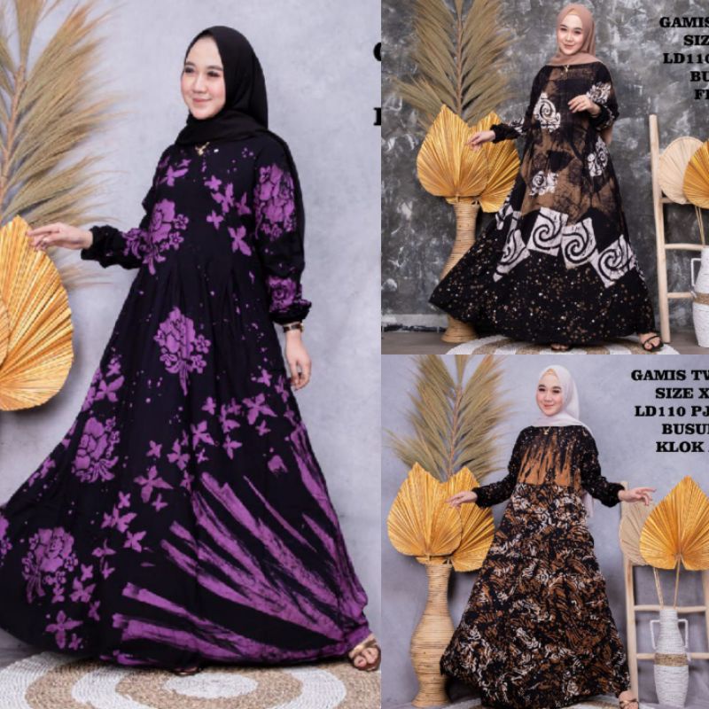 GAMIS TWILL ORI | GAMIS RAYON CANDI MEKAR | GAMIS BUSUI