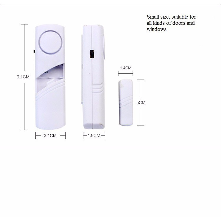 Alarm Pintu Jendela JD-188 / Alarm Pintu Panjang Lemari Rumah Sensor Bel Anti Maling