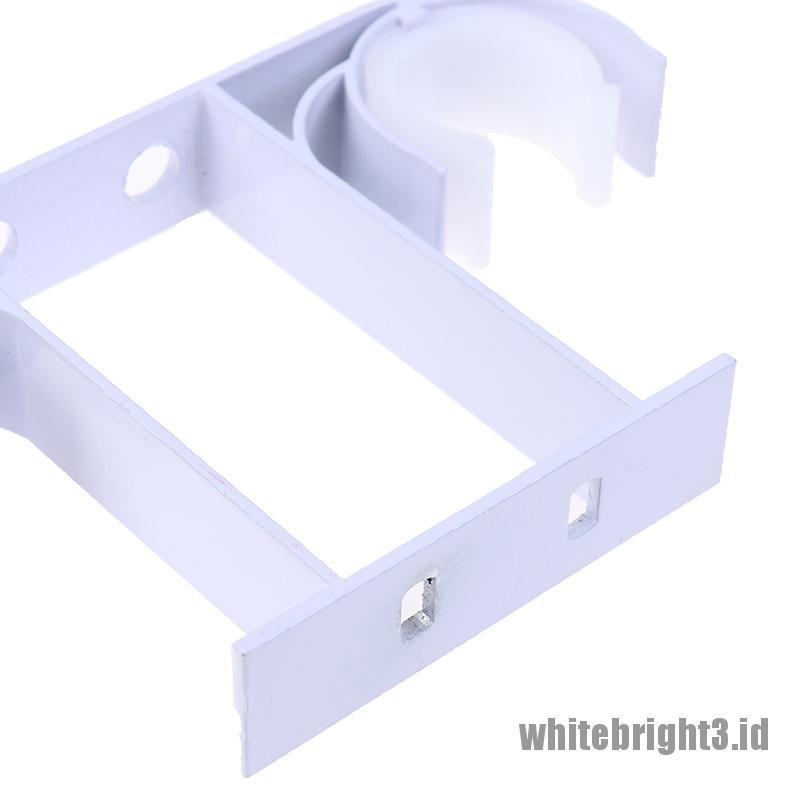 ❤White3 Warna Putih❤ Bracket Holder Tiang Tirai Bahan Aluminum Alloy Untuk Plafon